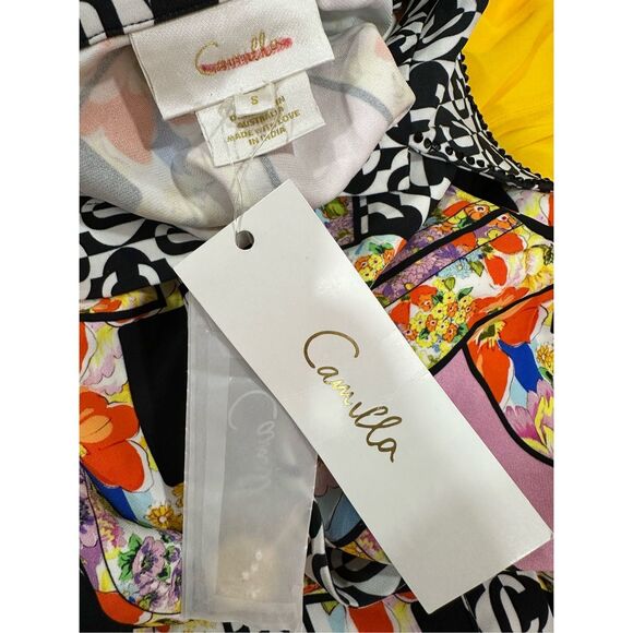 CAMILLA Signora Milano Button Front Mini Dress Size S $649 - Picture 12 of 12